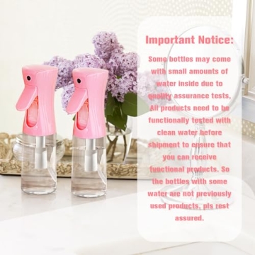 Milukon Fine Mist Spray Bottle for Hair and Plants