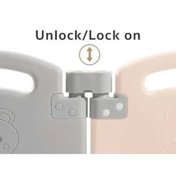 UANLAUO Baby Playpen: Safe, Spacious Activity Center