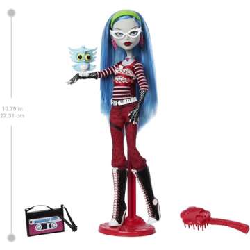 Monster High Booriginal Creeproduction Doll, Ghoulia Yelps Collectible Reproduction with Doll Stand,...