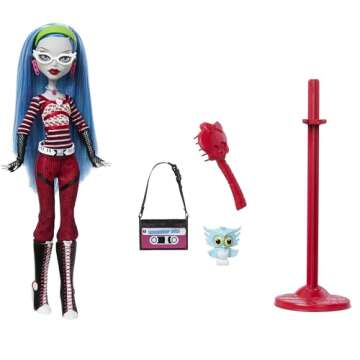 Monster High Booriginal Creeproduction Doll, Ghoulia Yelps Collectible Reproduction with Doll Stand, Diary & Pet Owl Sir Hoots A Lot