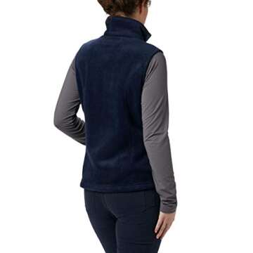 Columbia Women's Standard Benton Springs Soft Fleece Vest, Dark Nocturnal, Medium