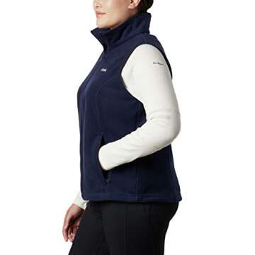Columbia Women's Standard Benton Springs Soft Fleece Vest, Dark Nocturnal, Medium