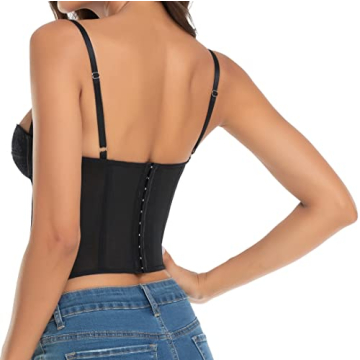 Raxnode Lace Bustier Tops - Elegant Shapewear for Women