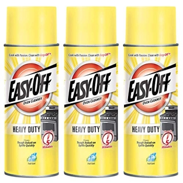 Easy Off Oven Cleaner 14.5Oz Aerosol Can (Pack of 3) - Powerful Heavy-Duty Cleaner