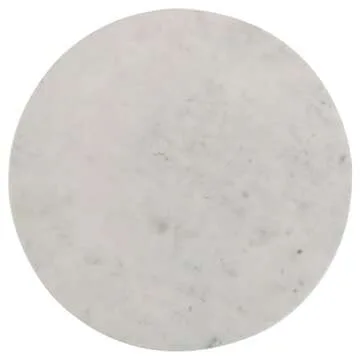 Coaster Astoria Round Marble End Table White - Elegance Unleashed
