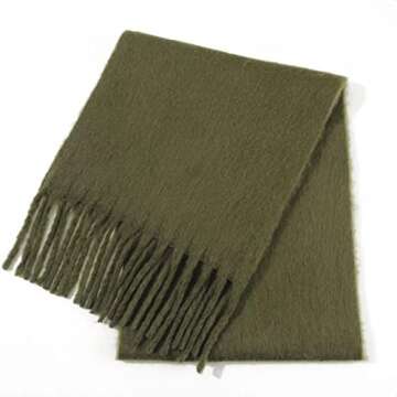 Sundsgt Oversized Soft Tassel Scarf for Women