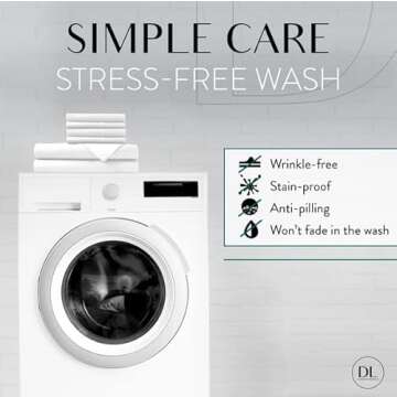 Danjor Linens California King Sheet Set - 6 Piece Set Including 4 Pillowcases - Deep Pockets - Breathable, Soft Bed Sheets - Wrinkle Free - Machine Washable - White Cal King Bed Sheets - 6 pc