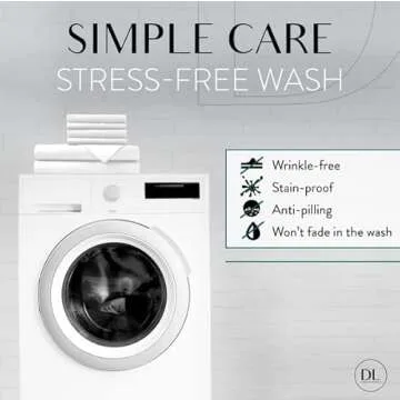 Danjor Linens California King Sheet Set - 6 Piece Set Including 4 Pillowcases - Deep Pockets - Breathable, Soft Bed Sheets - Wrinkle Free - Machine Washable - White Cal King Bed Sheets - 6 pc