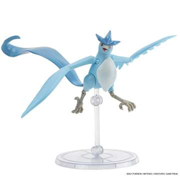 Pokemon Articuno, Super-Articulated 6-Inch Figure - Collect Your Favorite Pokémon Figures - Toys for Kids and Pokémon Fans
