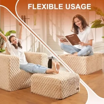 Homguava Giant Bean Bag Chair for Ultimate Comfort