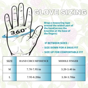 MSUPSAV Gardening Gloves for Women with Touch Screen Compatibility