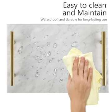 HighFree Marble Stone Decorative Tray for Home Decor