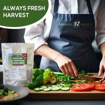 10 Assorted Vegetable Seeds - Non GMO Variety Pack for Every Garden