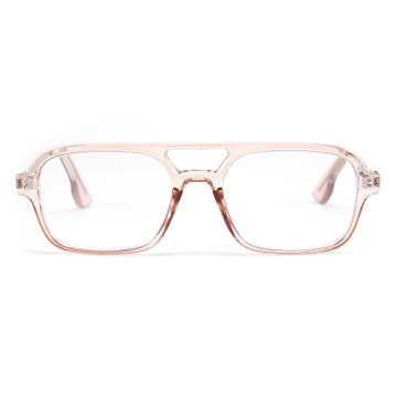 FEISEDY Retro Blue Light Blocking Reading Glasses 70s Stylish