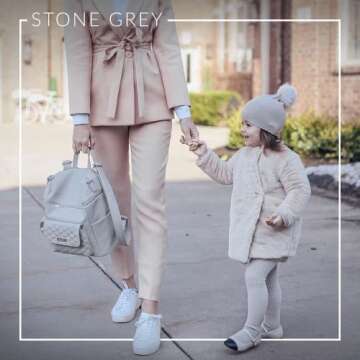 Chic Petit Monaco Vegan Diaper Bag Backpack for Parents