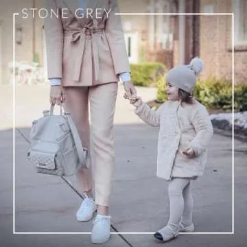 Chic Petit Monaco Vegan Diaper Bag Backpack for Parents