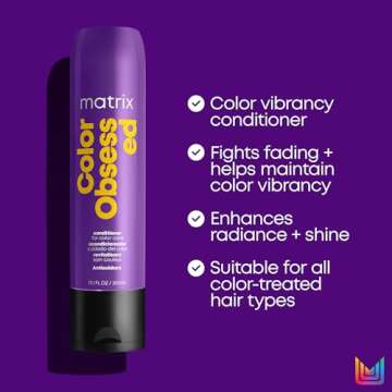 Matrix Color Obsessed Antioxidant Conditioner | Enhances Hair Color & Prevents Fading| For Color Treated Hair | Sulfate-Free | Cruelty Free | Packaging May Vary | 33.8 Fl. Oz. | Vegan
