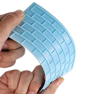 Tosnail 14 Pieces Fondant Impression Mats Molds Lace Embossing Mat for Gum Paste, Cupcake, Biscuits, Fondant Cake, Wedding Cake Decoration