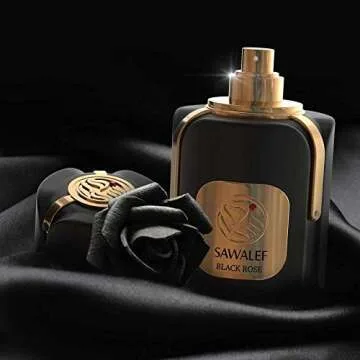 Swiss Arabian Black Rose - Woody, Fresh, Floral, and Spicy - Long Lasting and Addictive Feminine Fragrance - A Seductive Signature Aroma - The Luxurious Scent Of Arabia - 2.7 oz EDP Spray