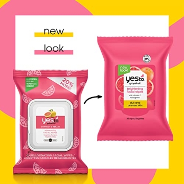 Yes To Brightening Facial Wipes for All Skin Types