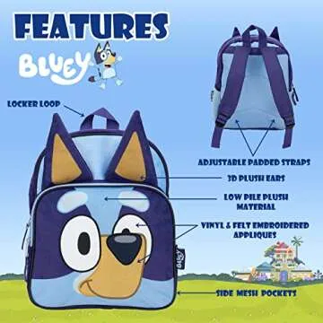 BLUEY Kids Backpack - Fun & Functional for School