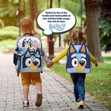 BLUEY Kids Backpack - Fun & Functional for School