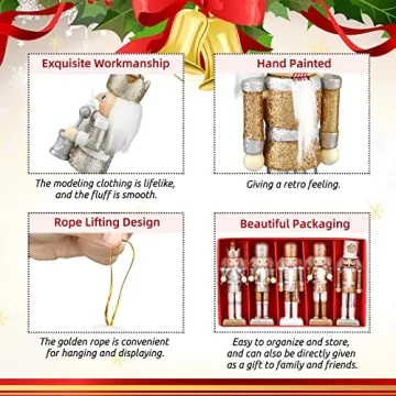 10 Unique Nutcracker Ornaments for Christmas Decor