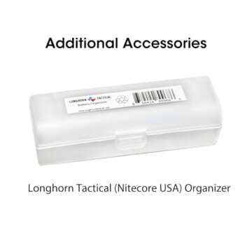 Nitecore P20iX Tactical Flashlight, 4000 Lumen USB-C Rechargeable High Lumen Super Bright with LumenTac Organizer