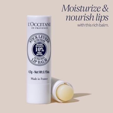 L'OCCITANE Shea Butter Lip Balm Stick for Soft Lips