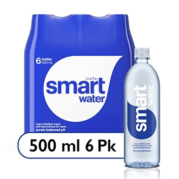 Smartwater Premium Vapor Distilled Water 6 Pack