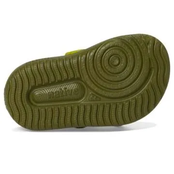 Native Shoes Kids Chase (Toddler) Sneaker, Rookie Green/Seaweed Green, 8 US Unisex