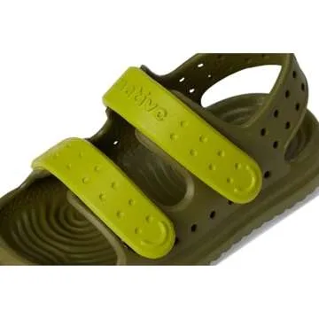 Native Shoes Kids Chase (Toddler) Sneaker, Rookie Green/Seaweed Green, 8 US Unisex