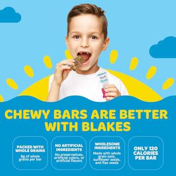 Blake’s Seed Based Chewy Granola Bars — Birthday Cake (24 Count), Vegan, Gluten Free, Nut Free & Dairy Free, Healthy Snacks for Kids or Adults, School Safe, Low Calorie Soy Free Snack