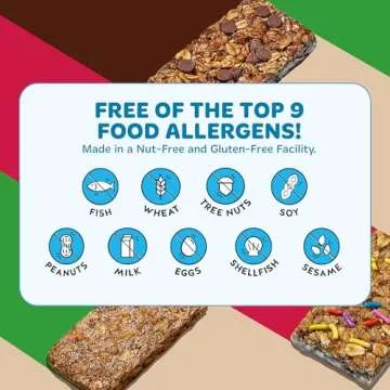 Blake’s Seed Based Chewy Granola Bars — Birthday Cake (24 Count), Vegan, Gluten Free, Nut Free & Dairy Free, Healthy Snacks for Kids or Adults, School Safe, Low Calorie Soy Free Snack