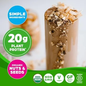 Orgain Simple Vegan Protein Powder - Peanut Butter Flavor 20g