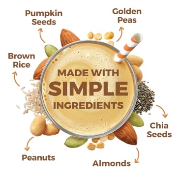 Orgain Simple Vegan Protein Powder - Peanut Butter Flavor 20g