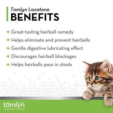 Tomlyn Laxatone Chicken-Flavor Hairball Remedy Chews for Cats & Kittens, 60ct