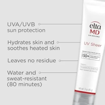EltaMD UV Sheer Sunscreen SPF 50+ No White Cast Hydrating