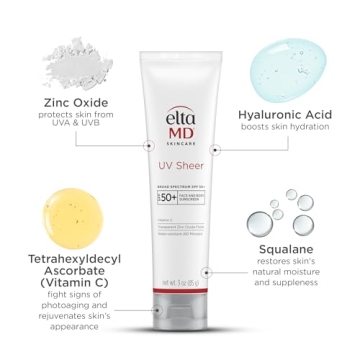 EltaMD UV Sheer Sunscreen SPF 50+ No White Cast Hydrating