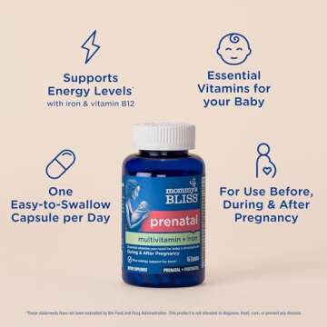 Mommy's Bliss Prenatal Multivitamins with Iron and Folic Acid