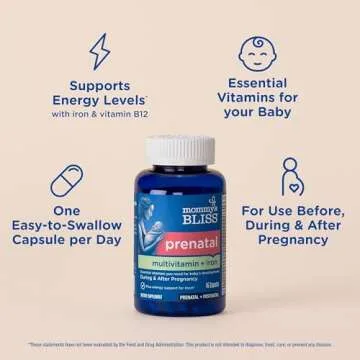 Mommy's Bliss Prenatal Multivitamins with Iron and Folic Acid