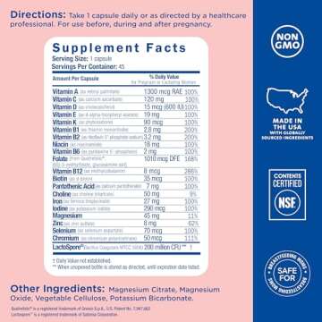Mommy's Bliss Prenatal Multivitamins with Iron and Folic Acid