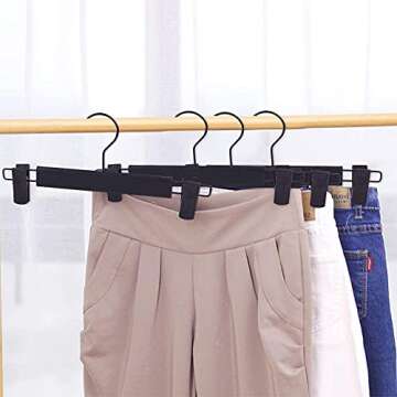 LAMITOCS Adjustable Pants Hangers for Efficient Closet Space