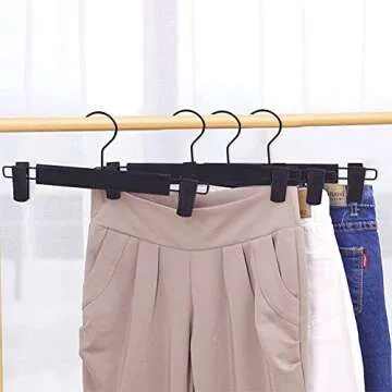 LAMITOCS Adjustable Pants Hangers for Efficient Closet Space