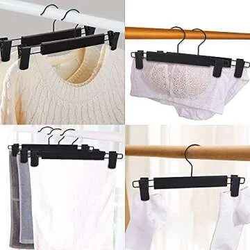 LAMITOCS Adjustable Pants Hangers for Efficient Closet Space