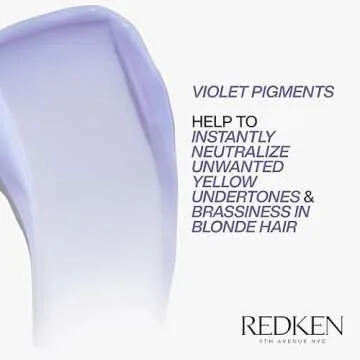Redken Blondage Color Depositing Purple Conditioner | For Blonde Hair | Neutralizes Brass & Moisturizes Hair | With Pure Violet Pigments | Tones Hair for Cool and Ash Blonde Colors