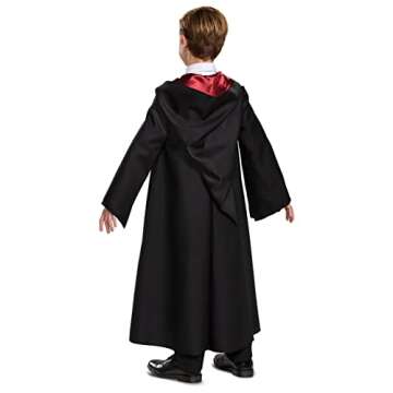 Disguise Harry Potter Gryffindor Robe, Official Hogwarts Wizarding World Costume Robe, Deluxe Kids D...
