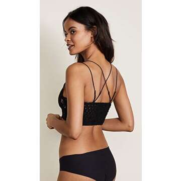 Free People Women's Adella Bralette, Black