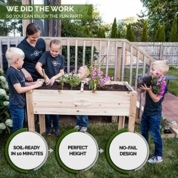 Boldly Growing Cedar Raised Planter Box – Durable Solution