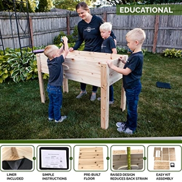 Boldly Growing Cedar Raised Planter Box – Durable Solution